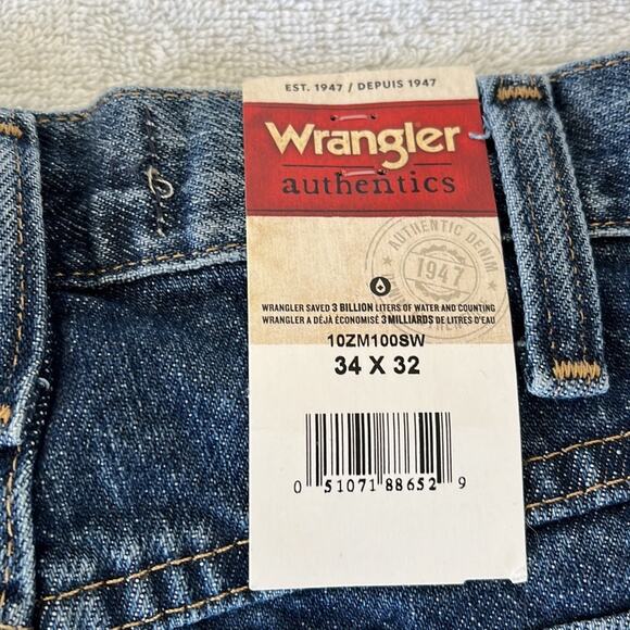 Wrangler Authentics Jeans Blue 34x32 - Picture 8 of 8